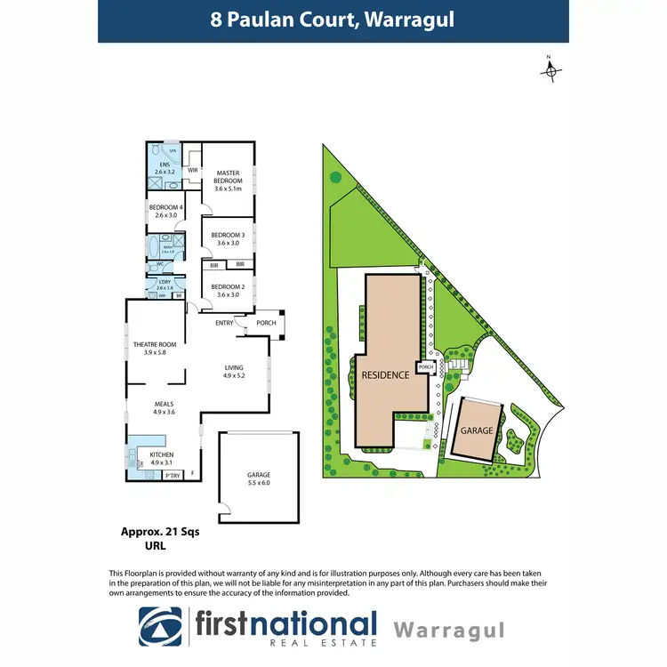 Floorplan of Homely house listing, 8 Paulan Court, Warragul VIC 3820