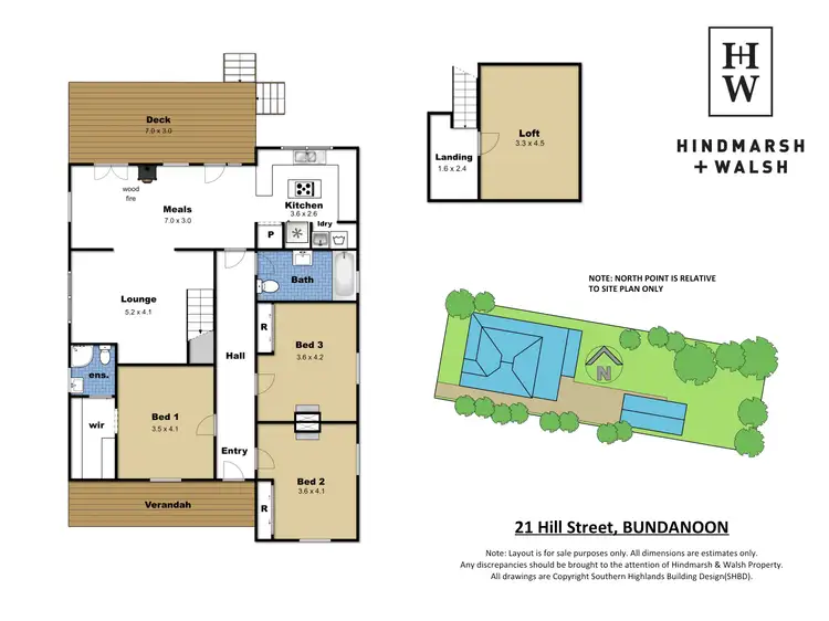 Floorplan of Homely house listing, 21 Hill Street, Bundanoon NSW 2578