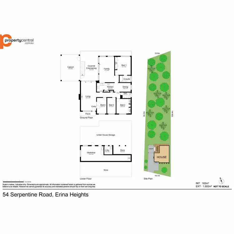 Floorplan of Homely house listing, 54 Serpentine Road, Erina Heights NSW 2260