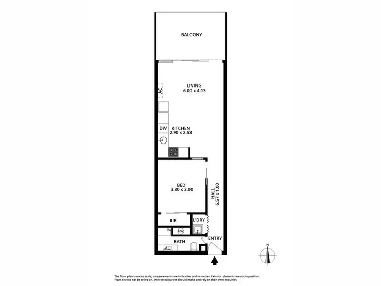 Floorplan of Homely apartment listing, 203/6-8 Wirra Drive, New Port SA 5015
