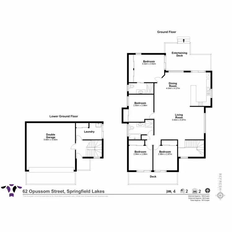 Floorplan of Homely house listing, 62 Opossum Circuit, Springfield Lakes QLD 4300