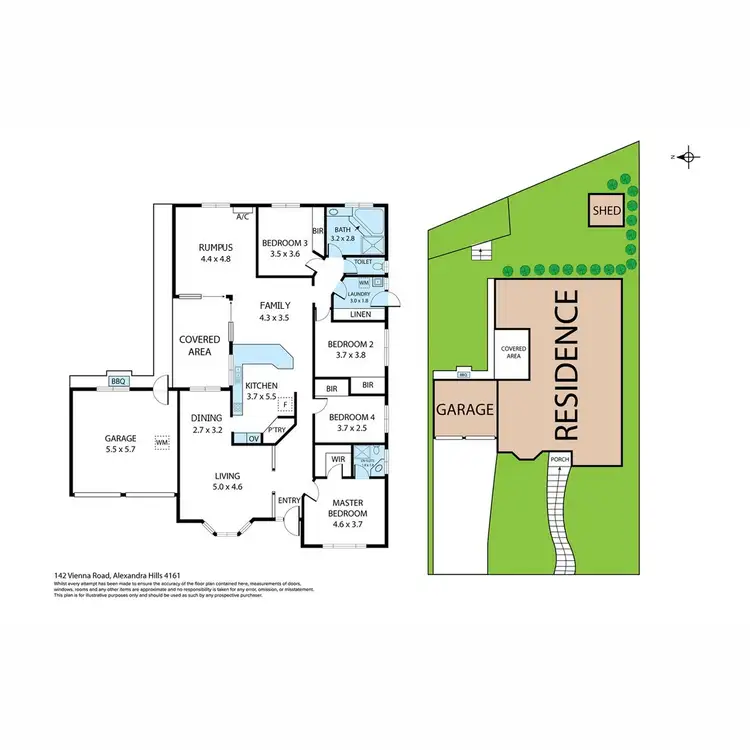 Floorplan of Homely house listing, 142 Vienna Road, Alexandra Hills QLD 4161