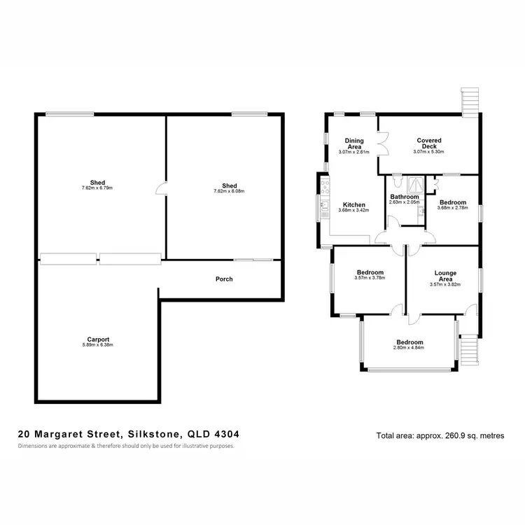 Floorplan of Homely house listing, 20 Margaret Street, Silkstone QLD 4304
