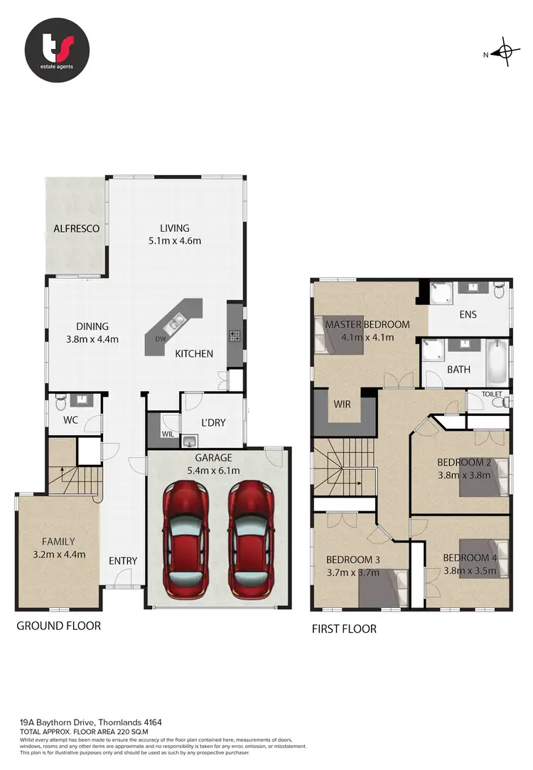 Floorplan of Homely house listing, 19a Baythorn Drive, Thornlands QLD 4164