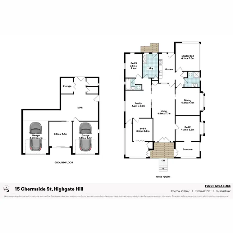 Floorplan of Homely house listing, 15 Chermside Street, Highgate Hill QLD 4101