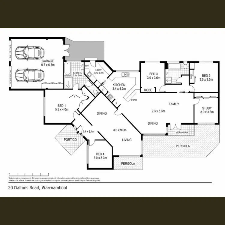 Floorplan of Homely house listing, 20 Daltons Road, Warrnambool VIC 3280