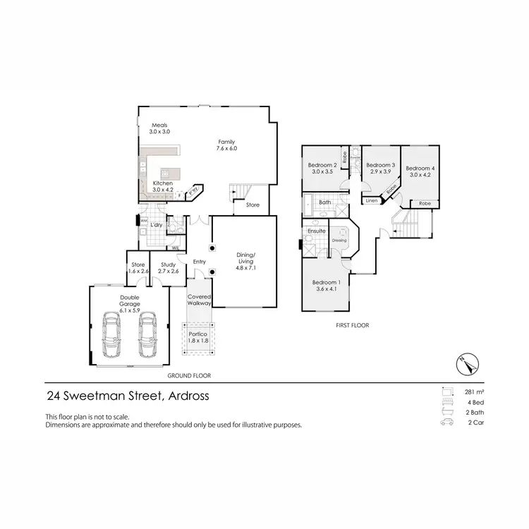Floorplan of Homely house listing, 24 Sweetman Street, Ardross WA 6153