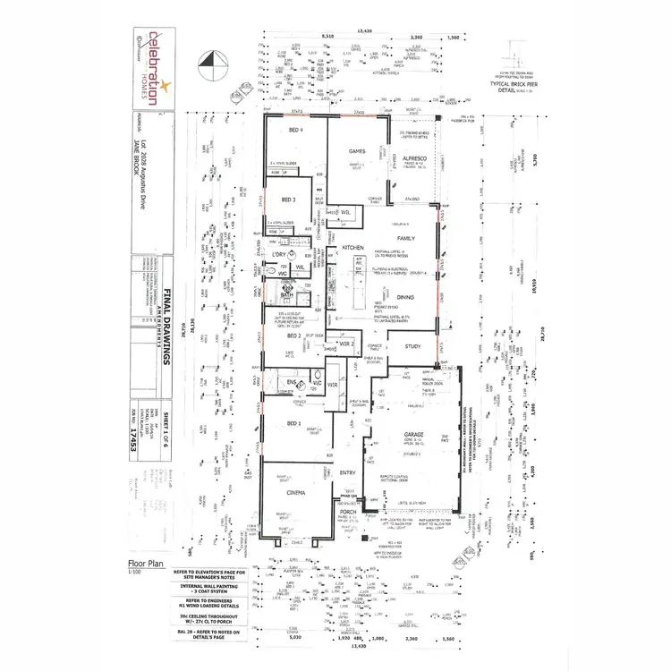 Floorplan of Homely house listing, 20 Augustus Drive, Jane Brook WA 6056