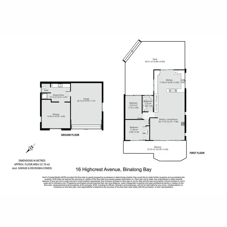 Floorplan of Homely house listing, 16 Highcrest Avenue, Binalong Bay TAS 7216