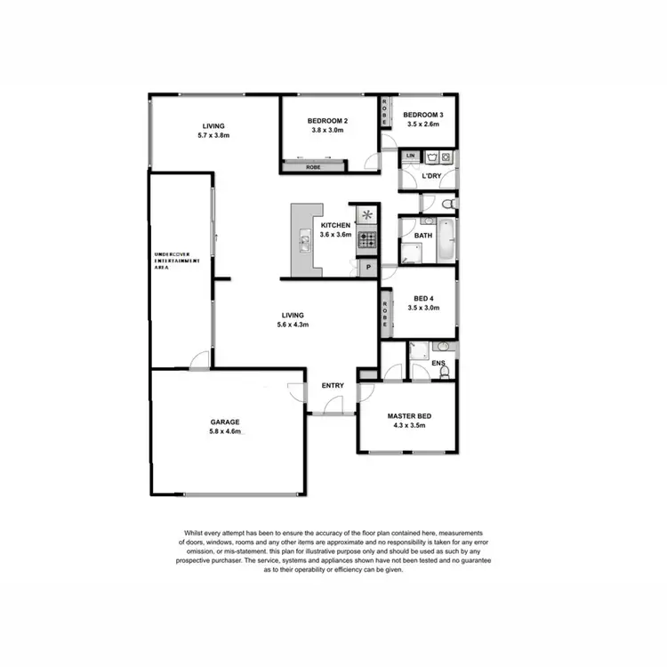 Floorplan of Homely house listing, 148 Harrington Road, Warrnambool VIC 3280