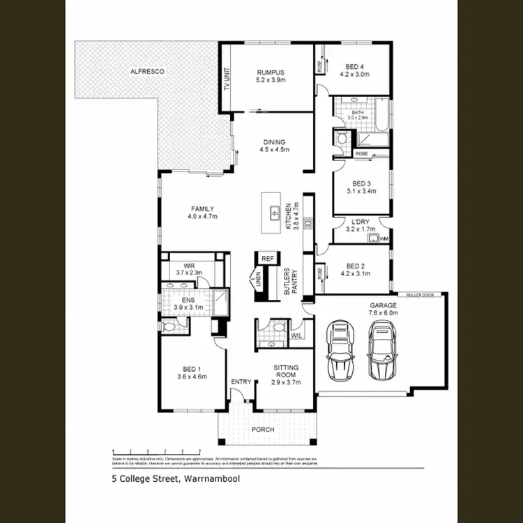 Floorplan of Homely house listing, 5 College Street, Warrnambool VIC 3280