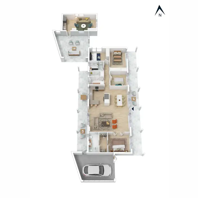 Floorplan of Homely house listing, 20 Dunsmuir Drive, Rosebud VIC 3939