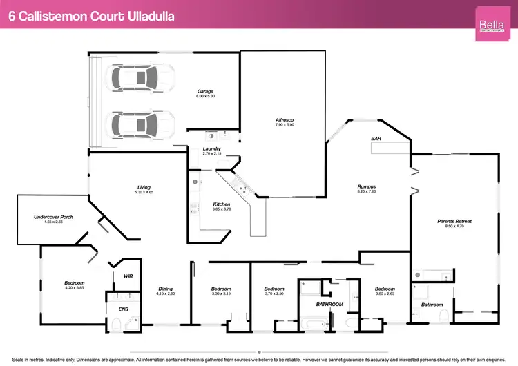 Floorplan of Homely house listing, 6 Callistemon Court, Ulladulla NSW 2539