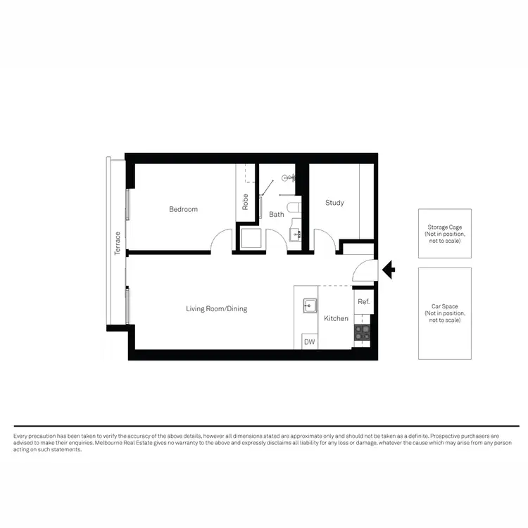 Floorplan of Homely apartment listing, 507/2 McGoun Street, Richmond VIC 3121