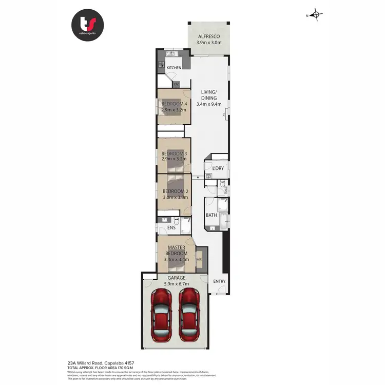 Floorplan of Homely house listing, 23a Willard Road, Capalaba QLD 4157