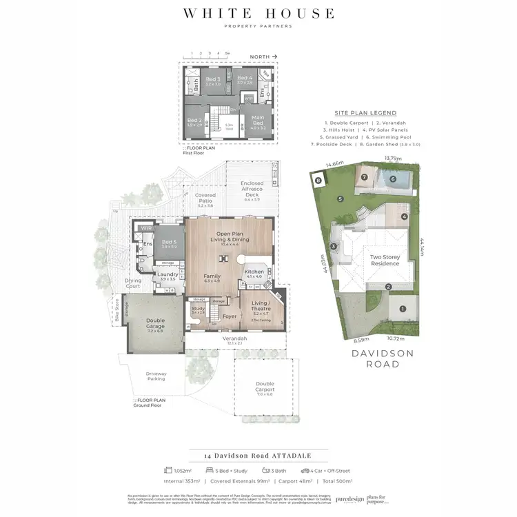 Floorplan of Homely house listing, 14 Davidson Road, Attadale WA 6156