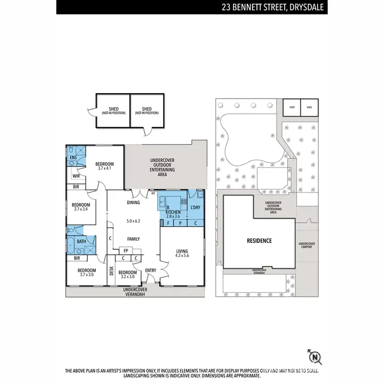 Floorplan of Homely house listing, 23 Bennett Street, Drysdale VIC 3222