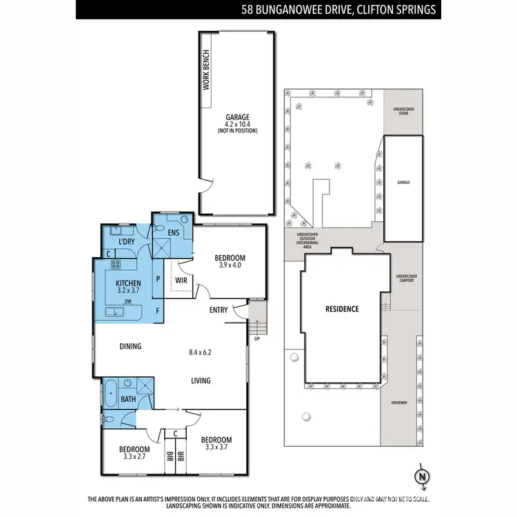 Floorplan of Homely house listing, 58 Bunganowee Drive, Clifton Springs VIC 3222