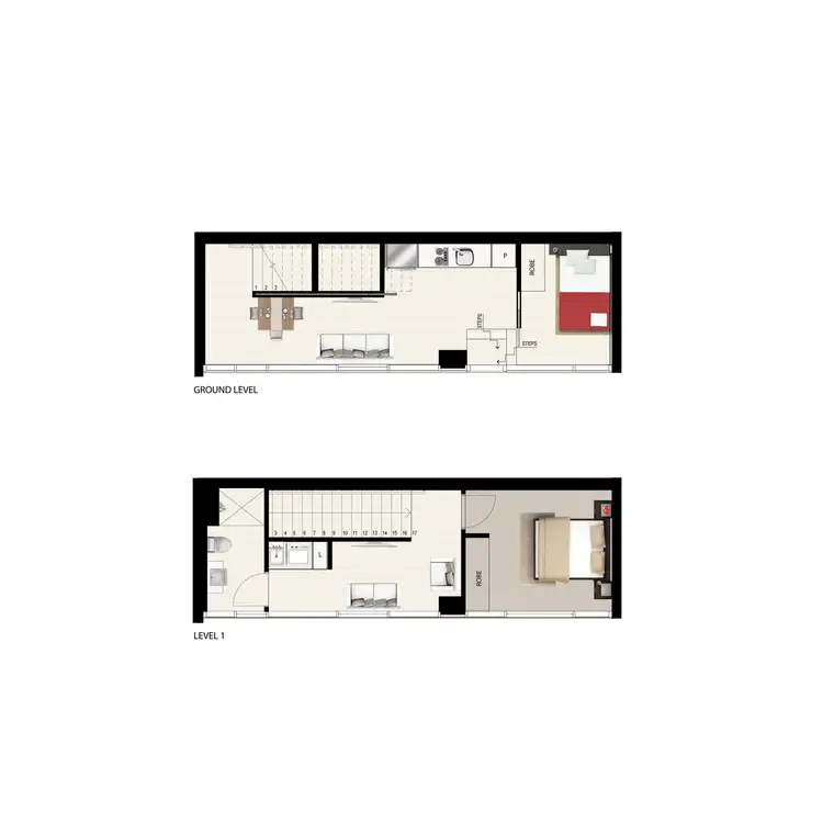 Floorplan of Homely apartment listing, 105/348 Water Street, Fortitude Valley QLD 4006