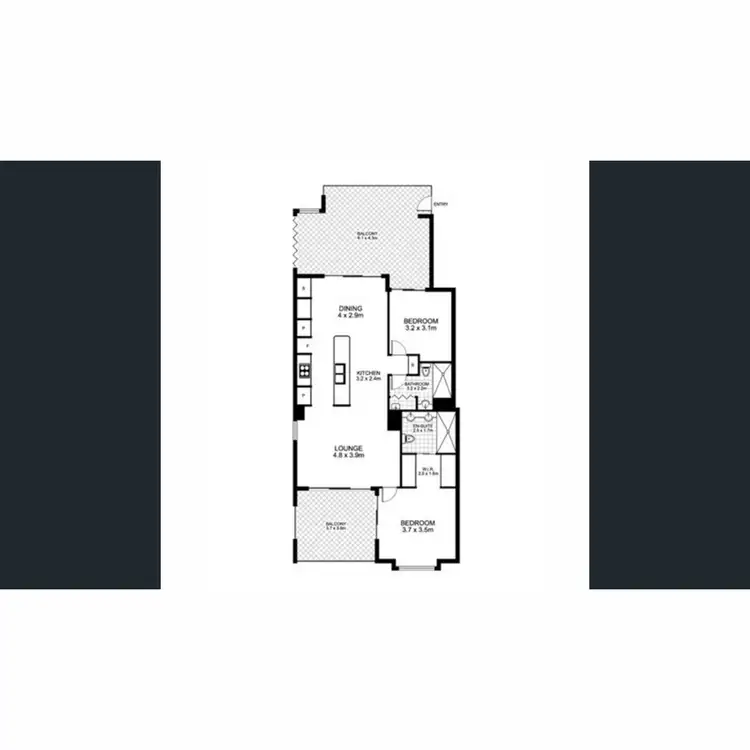 Floorplan of Homely apartment listing, 53/451 Gregory Terrace, Spring Hill QLD 4000