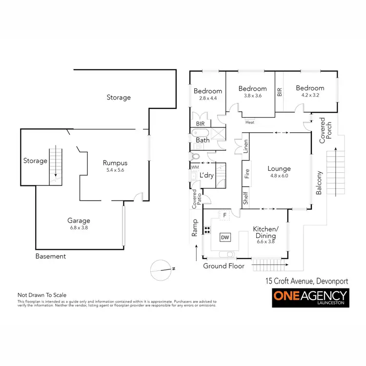 Floorplan of Homely house listing, 15 Croft Avenue, Devonport TAS 7310