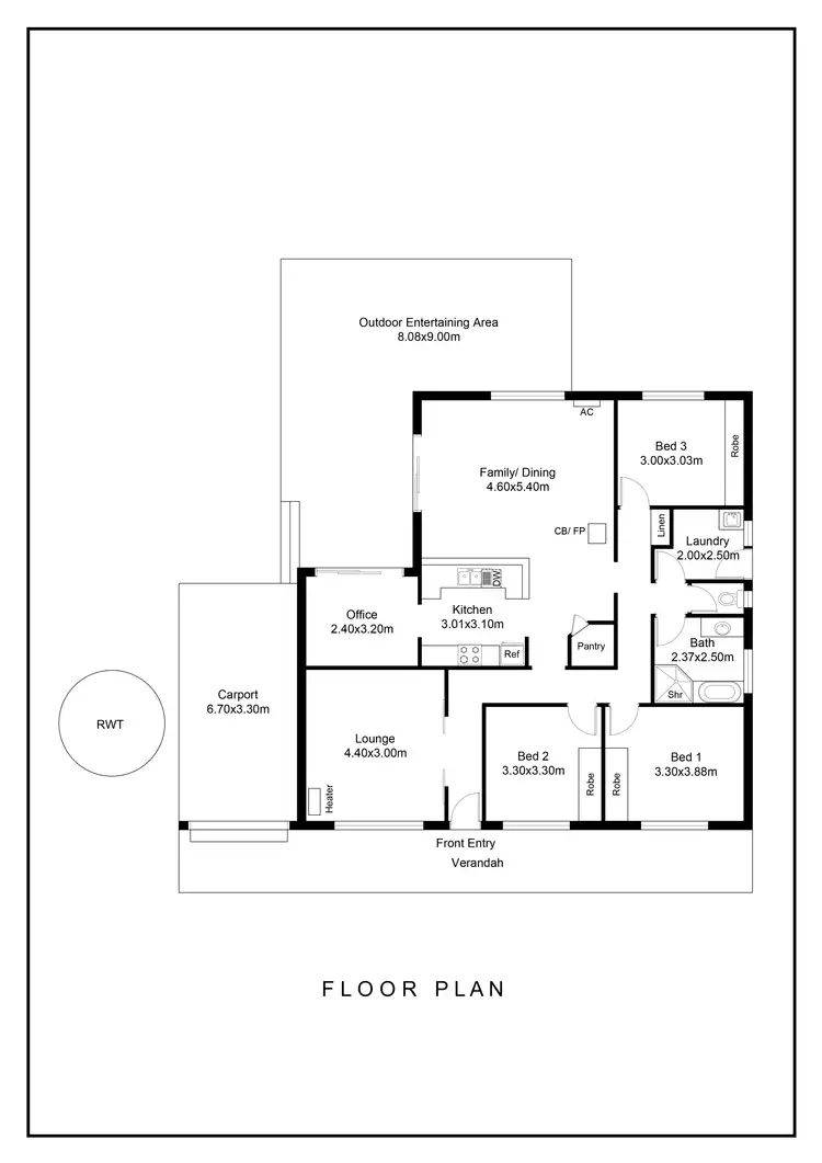 Floorplan of Homely house listing, 3 Cowley Crescent, Port Lincoln SA 5606