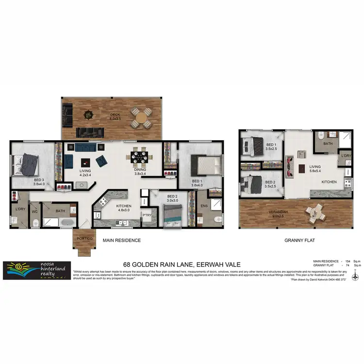 Floorplan of Homely house listing, 68 Golden Rain Lane, Eerwah Vale QLD 4562
