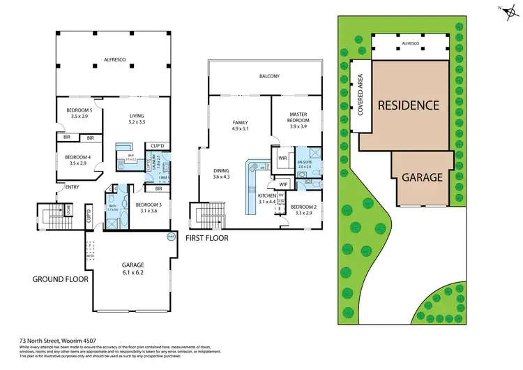 Floorplan of Homely house listing, 73 North Street, Woorim QLD 4507