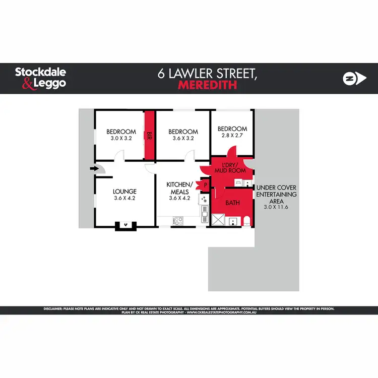 Floorplan of Homely house listing, 6 Lawler Street, Meredith VIC 3333