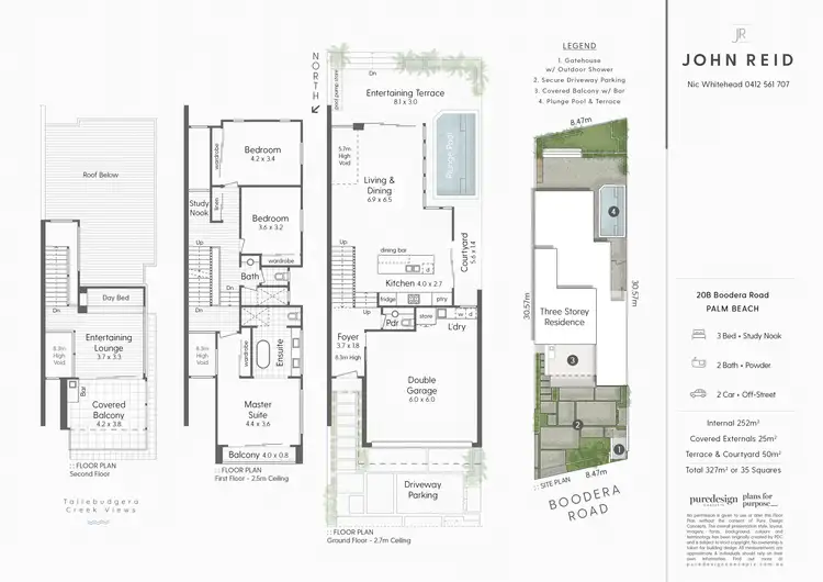 Floorplan of Homely semi-detached listing, 20B Boodera Road, Palm Beach QLD 4221