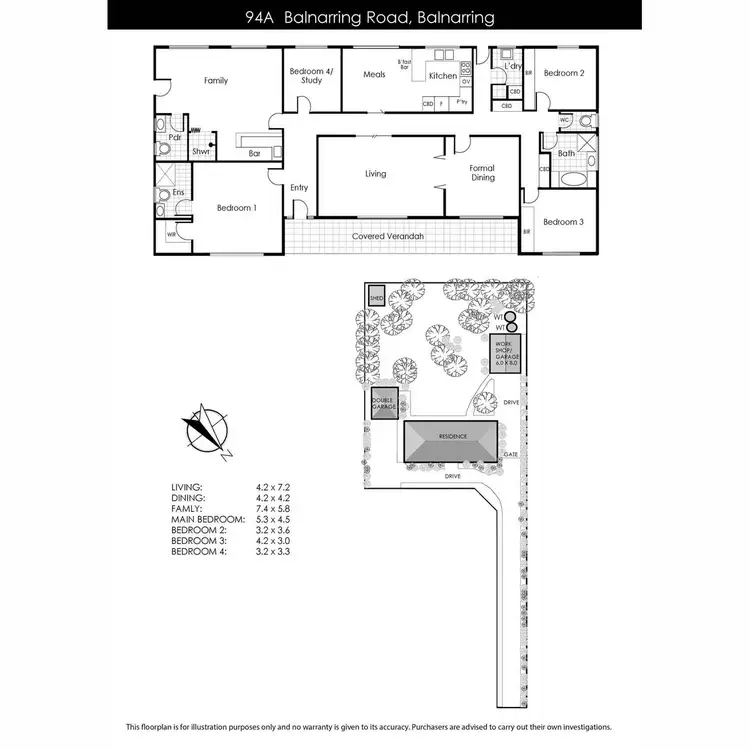 Floorplan of Homely house listing, 94A Balnarring Road, Balnarring VIC 3926