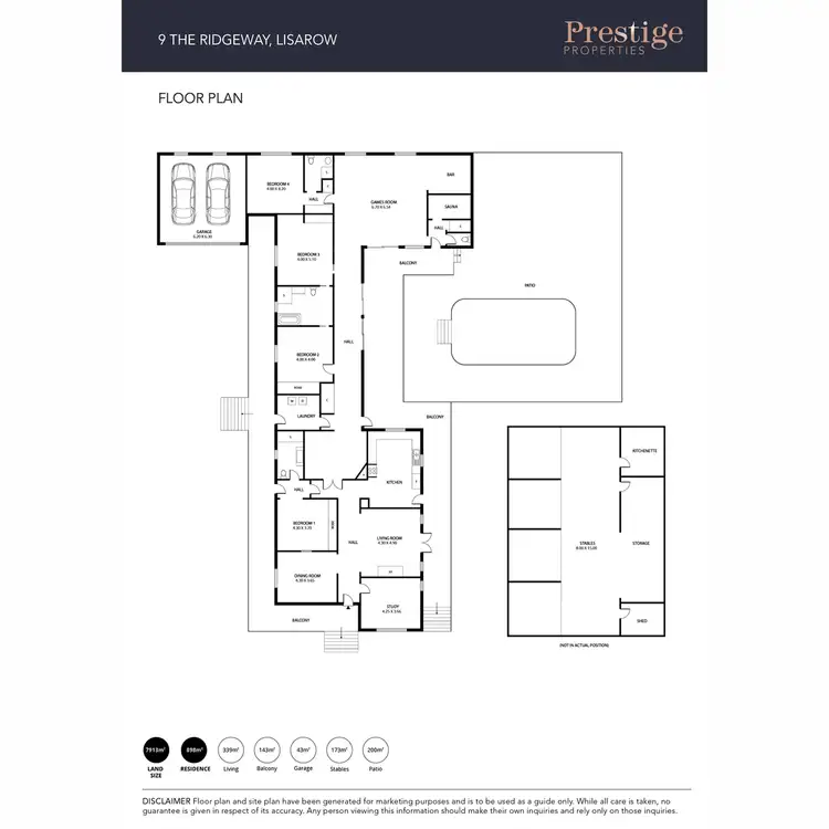 Floorplan of Homely rural property listing, 9 The Ridgeway, Lisarow NSW 2250