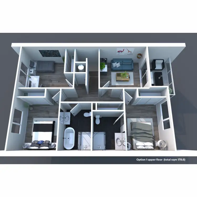 Floorplan of Homely townhouse listing, 8/99 Channel Highway, Kingston TAS 7050