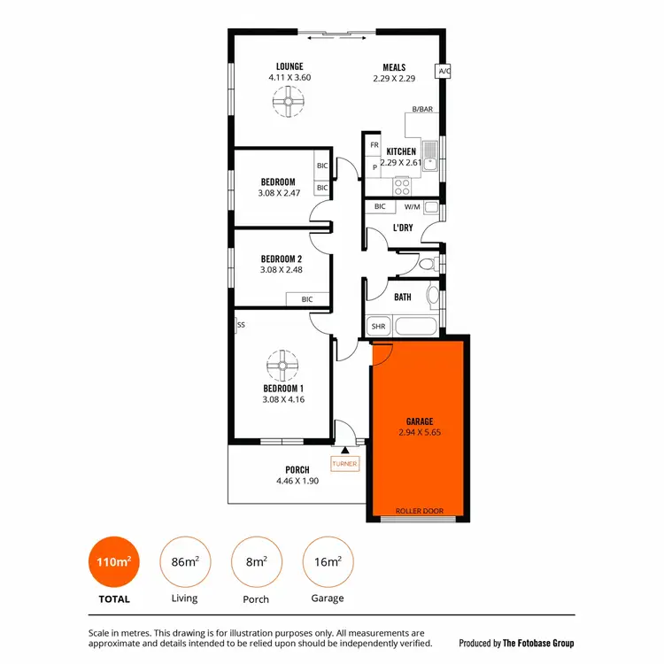 Floorplan of Homely house listing, 6 Reiby Place, Golden Grove SA 5125
