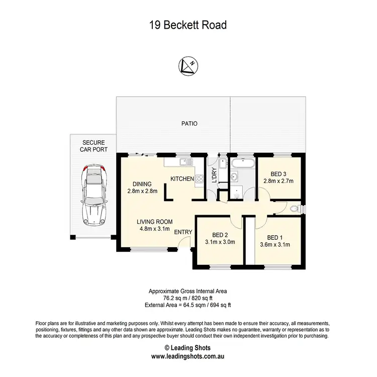 Floorplan of Homely house listing, 19 Beckett Road, Mcdowall QLD 4053