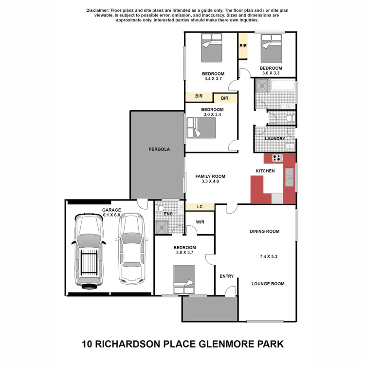 Floorplan of Homely house listing, 10 Richardson Place, Glenmore Park NSW 2745