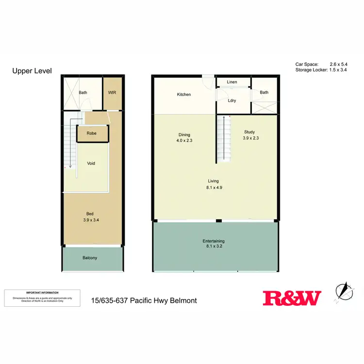 Floorplan of Homely apartment listing, 15/635-637 Pacific Highway, Belmont NSW 2280