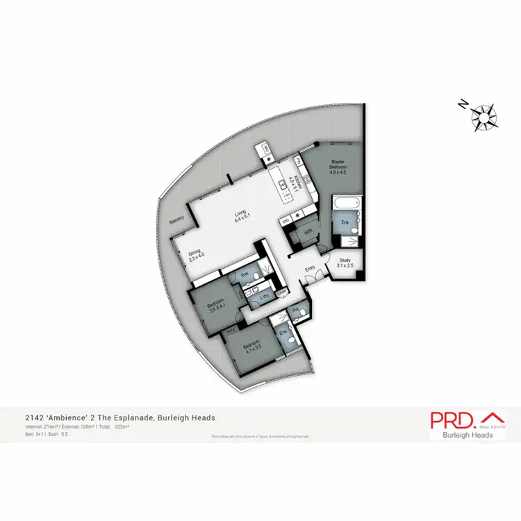Floorplan of Homely apartment listing, 2142/2 The Esplanade, Burleigh Heads QLD 4220