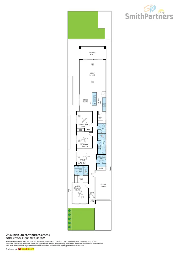 Floorplan of Homely house listing, 2a Minion Street, Windsor Gardens SA 5087