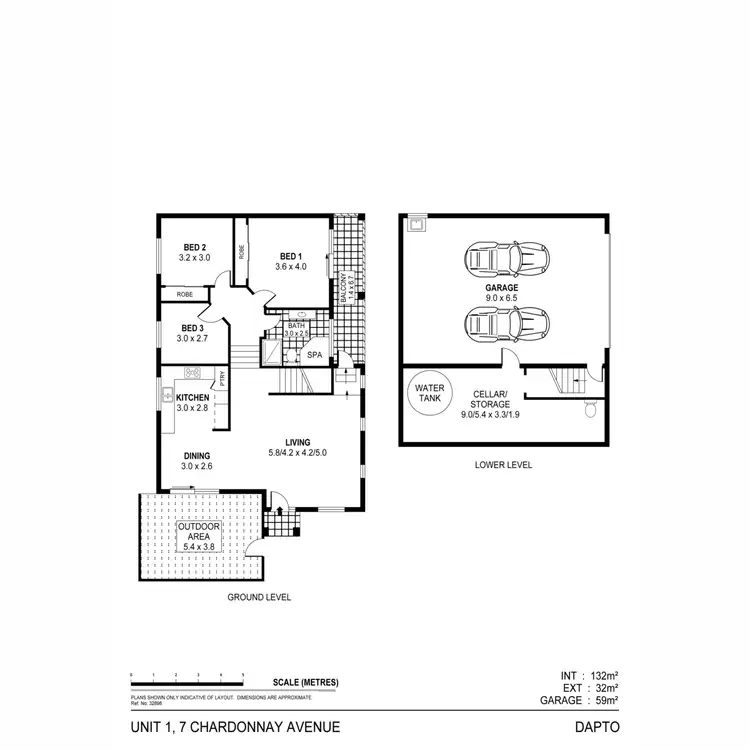 Floorplan of Homely villa listing, 1/7 Chardonnay Avenue, Dapto NSW 2530