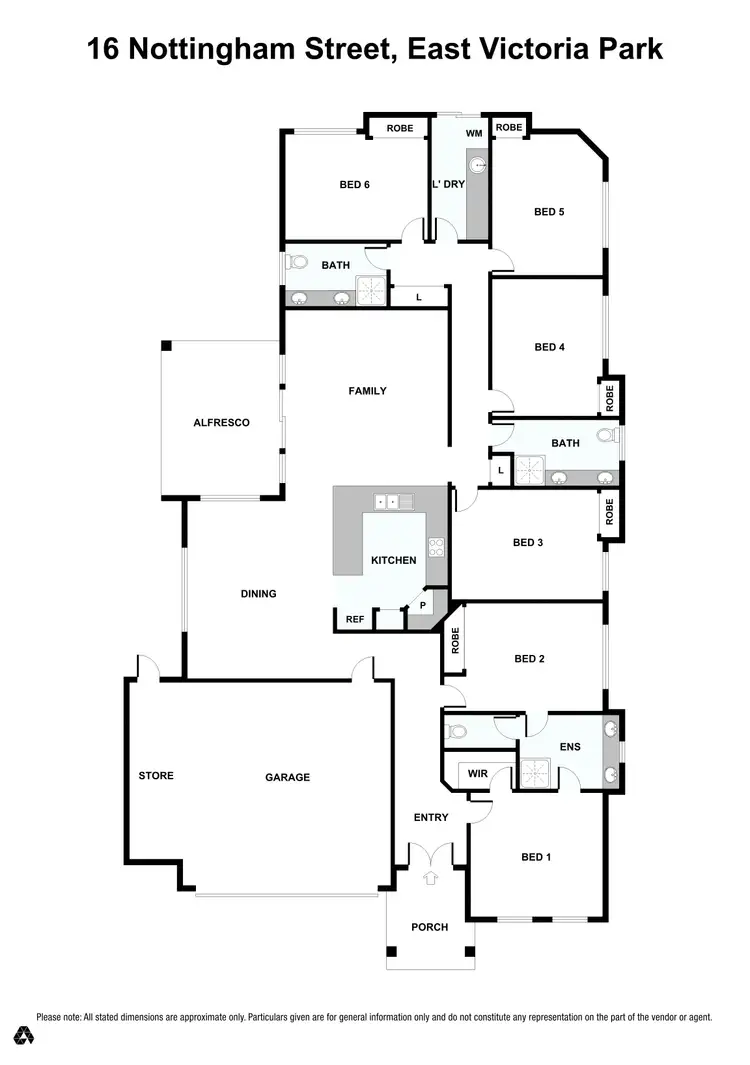 Floorplan of Homely house listing, 16 Nottingham Street, East Victoria Park WA 6101