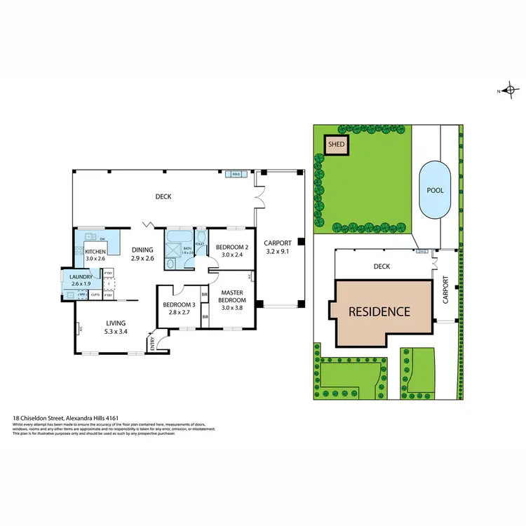 Floorplan of Homely house listing, 18 Chiseldon Street, Alexandra Hills QLD 4161