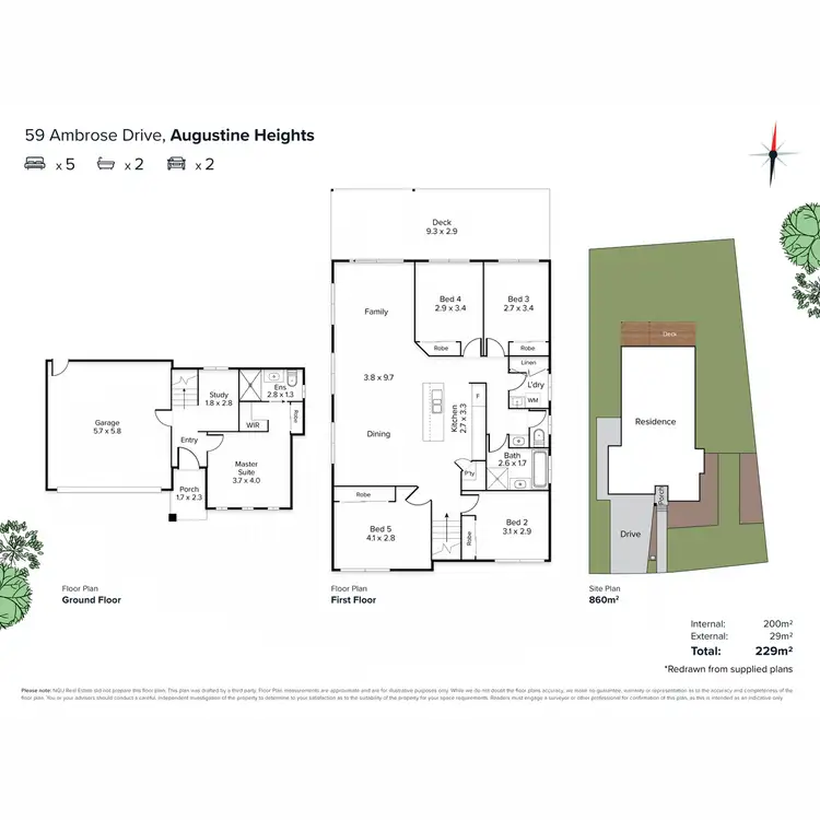 Floorplan of Homely house listing, 59 Ambrose Drive, Augustine Heights QLD 4300