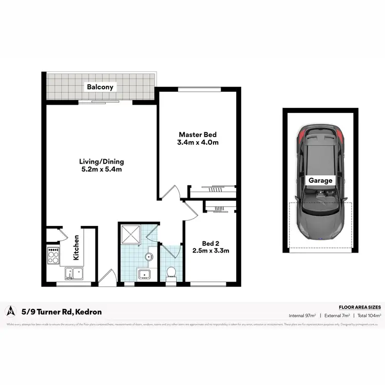 Floorplan of Homely unit listing, 5/9 Turner Road, Kedron QLD 4031