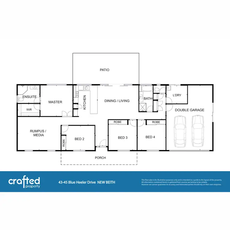 Floorplan of Homely house listing, 43 Blue Heeler Drive, New Beith QLD 4124