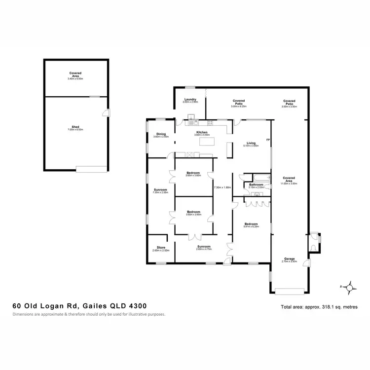 Floorplan of Homely house listing, 60 Old Logan Road, Gailes QLD 4300