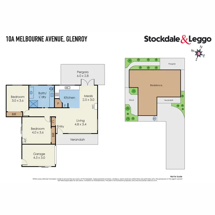 Floorplan of Homely unit listing, 10A Melbourne Avenue, Glenroy VIC 3046