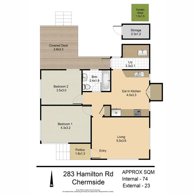 Floorplan of Homely house listing, 283 Hamilton Road, Chermside QLD 4032