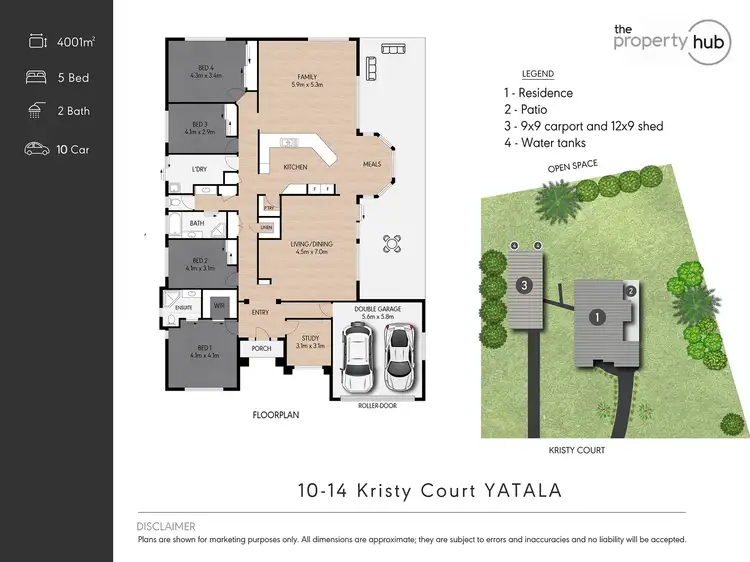 Floorplan of Homely house listing, 10-14 Kristy Court, Yatala QLD 4207