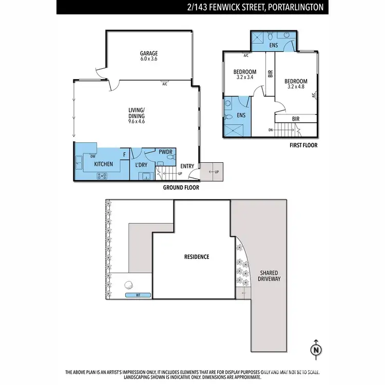 Floorplan of Homely house listing, 2/143 Fenwick Street, Portarlington VIC 3223
